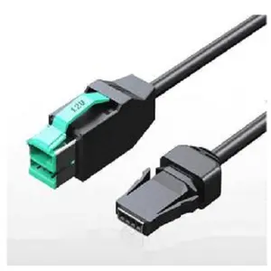 12 V 24 v powered usb cable con enchufe de la CC para la impresora escáner