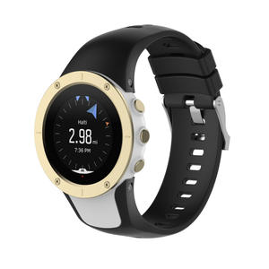 Tschick-Correa de silicona blanda para <span class=keywords><strong>Suunto</strong></span> <span class=keywords><strong>Spartan</strong></span> Trainer, repuesto de pulsera <span class=keywords><strong>HR</strong></span> con hebilla de Metal - Product Image 3