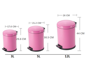 Popolare di Vendita In Acciaio Inox Cestino Eco-Friendly di Colore Rosa <span class=keywords><strong>Pattumiera</strong></span> - Product Image 4