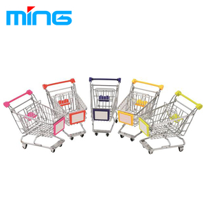 Mini panier de supermarché, sac de supermarché, fil métallique, pour enfant - Product Image 1