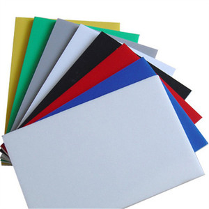 Tablero de espuma de PVC de color blanco, 1220mm x 2440mm x 6mm, 0,5g/cm3 de densidad