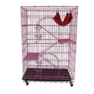 Hot sale large <strong>folding</strong> wire <strong>cat</strong> show pet <strong>cages</strong> living MEIHUA mhc005 eco-friendly stocked