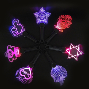 파티 용품 사용자 정의 로고 아크릴 콘서트 깜박이 led 스틱 - Product Image 3