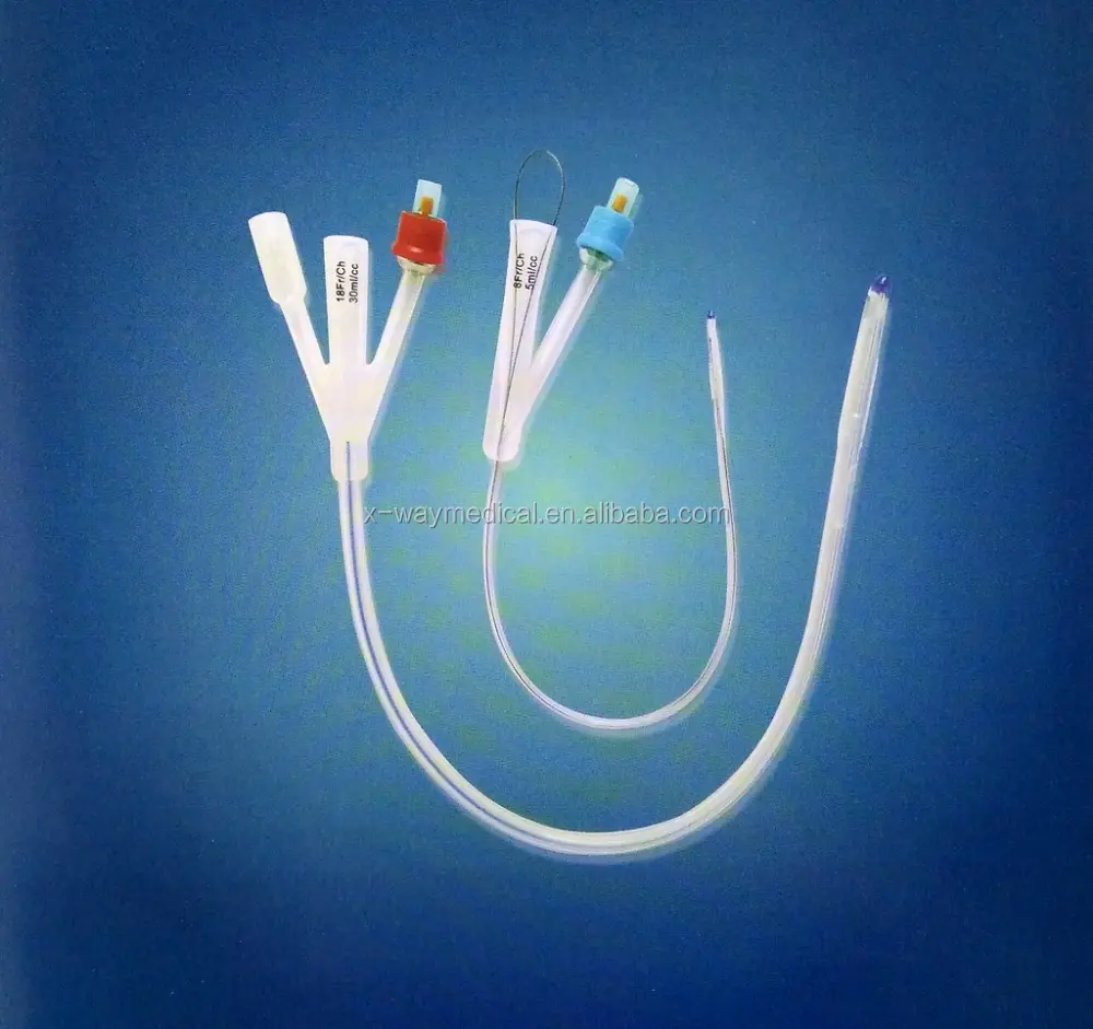Two way and three way Silicone urethral catheter, urine catheter tubing tubes