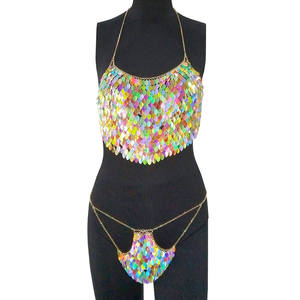 All'ingrosso per le donne <span class=keywords><strong>Boutique</strong></span> 2022 colorato elegante e brillante Sexy estate caldo delle ragazze delle donne Bikini corsetto diamante Bikini Bikini - Product Image 5