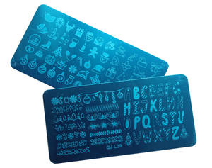 2017 Natale Gel Polish Manicure Chiodo Stampa Template Halloween Chiodo Piastra di Stampaggio - Product Image 1