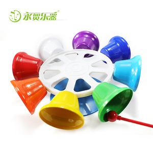 Venta al por mayor barato de la muñeca juguete campanas fábrica en China campanas juguete delicado de plástico <span class=keywords><strong>y</strong></span> de metal colorido melodía bell - Product Image 3