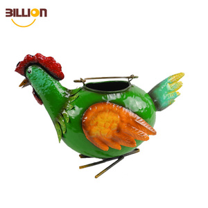 Jardin de Bande <span class=keywords><strong>Dessin</strong></span>ée Bleu De Poulet En Métal Arrosoir Enfants Cruche D'eau - Product Image 3