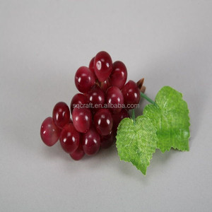 Sanqi artisanat réaliste fantaisie <span class=keywords><strong>Faux</strong></span> <span class=keywords><strong>Faux</strong></span> <span class=keywords><strong>Fruits</strong></span> artificielle raisin tas / Cluster pour la fête de mariage maison décoration - Product Image 4