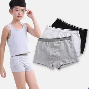 Hot Koop Custom Uw Eigen Logo Mode Katoen Jong Leuke Jongens Ondergoed Boxers Shorts