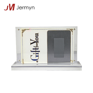 Benutzerdefinierte Klaren Acryl Zähler Werbegeschenk Kunststoffvisitenkartenhalter-ausstellungsstand - Product Image 3