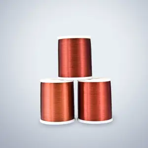 Swg poliimida clase 180 H esmalte recubierto Alambre magneto de cobre, 1,5mm alambre de cobre