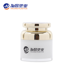 Vít <span class=keywords><strong>Cap</strong></span> Sang Trọng Mỹ Phẩm Container 30G 50G Acrylic Kem <span class=keywords><strong>Jar</strong></span> Vàng Nhựa ABS Chăm Sóc Da Kem Chăm Sóc Da Sản Phẩm Ngọc Trai Hàng Đầu Vòng - Product Image 2