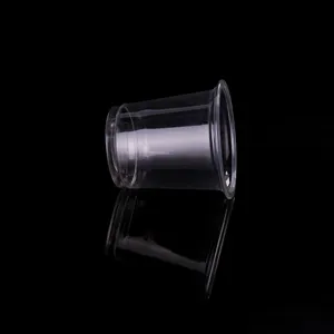 2 Oz Round Hard Plastic Clear Shot Ly Dùng Một Lần Rượu Tráng Miệng Nếm Ly