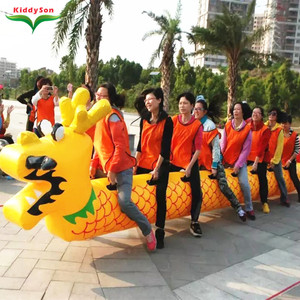 <span class=keywords><strong>Jeux</strong></span> amusants, accessoires, <span class=keywords><strong>jeux</strong></span> de travail d'équipe gonflables, course de dragon boat sur terre sèche, jeu d'expansion d'équipe parent-enfant en plein air, équipement - Product Image 5