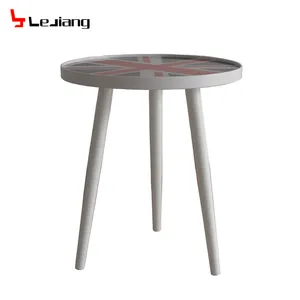 Free Sample Wood Gold Set Wire Marble White Design Modern Metal Unique Rbd259 Round Coffee Table