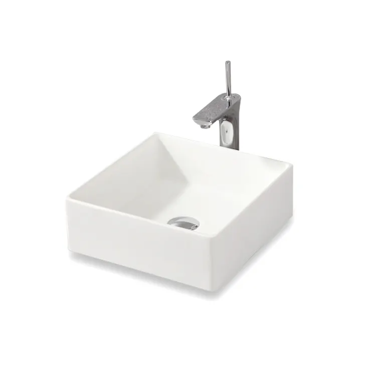 Italiano classico bagno di piccola dimensione di lavaggio del bacino, matte piazza vessel lavelli per la vendita