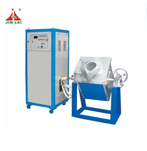 120kg Electric Induction Copper Melting Furnace for Sale (JLZ-90)