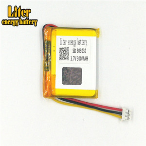 2.0-3 P 303030 lithium battery 300 mah lithium polymer lipo rechargeable battery li ion solar lithium battery with PCM - Product Image 1