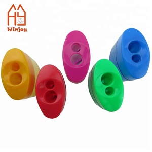 WInjoy ofrece sacapuntas mecánico de doble agujero de forma ovalada de plástico, sacapuntas cosmético de maquillaje - Product Image 4