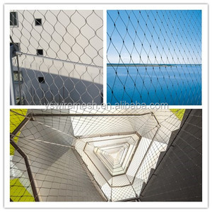 Stainless Steel <strong>Wire</strong> Rope Anti-hill <strong>Mesh</strong> / <strong>Ss</strong> Aviary <strong>Mesh</strong> / <strong>Rust</strong> <strong>Proof</strong> Rope <strong>Mesh</strong> Zoo Fence - Product Image 2