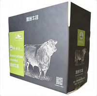 Boîte de stockage frigorifique à prix d'usine, carton ondulé isolé en aluminium, boîte de congélation, conteneur de congélation, boîte d'emballage alimentaire