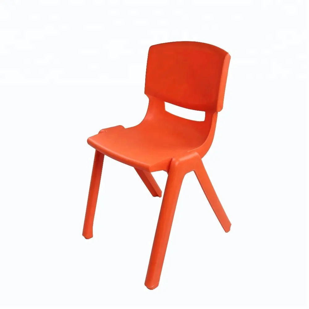 PP material Strong material 46cm seat height adult plastic chair stackable