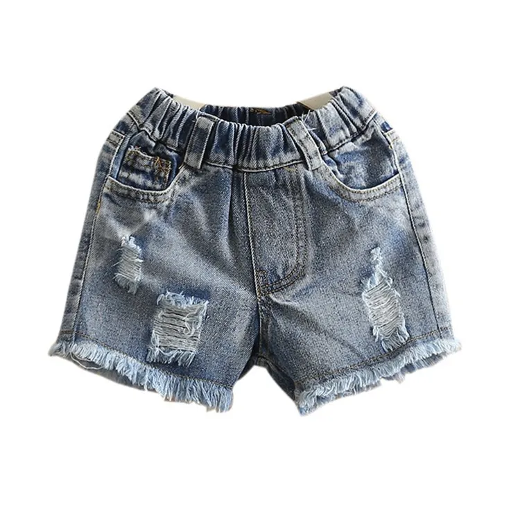 Großhandel Distributor Möglichkeiten Innovative Produkte Kinder Mädchen Tragen Kurze Jeans Für Import