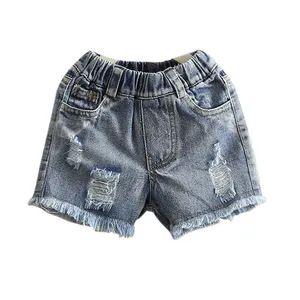 Commercio all'ingrosso Distributore Opportunità di Prodotti Innovativi Per Bambini Ragazze Indossano Brevi <span class=keywords><strong>Jeans</strong></span> Per L'importazione - Product Image 1