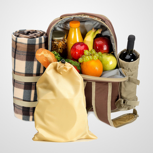 <span class=keywords><strong>Zaino</strong></span> da Picnic freddo isolato con set da picnic per 4 persone zaini da Picnic impermeabili da spiaggia di grande capacità - Product Image 4