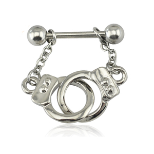 316l Thép Không Gỉ Chain Slave Núm Vú Vòng Vách Ngăn Bất Piercing Trang Sức - Product Image 1
