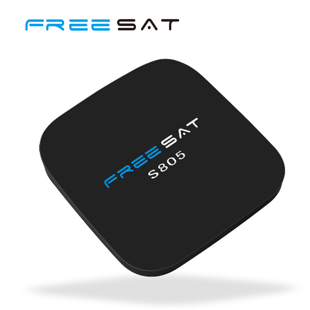 Freesat Kodi Amlogic S805 Quad Core Android 4.4 Tv Box Pre-installled árabe iptv caja androide de la tv