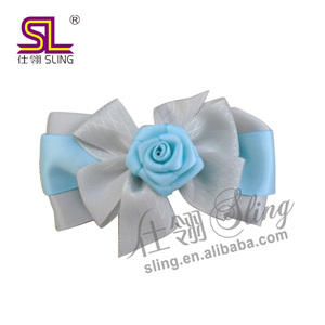 مشابك شعر كبيرة للنساء شريط تجميل كوري قوس زهور ورد مع مشابك شعر - Product Image 2