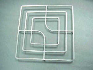 Tapis et tampons réducteurs de dessous de plat en métal pour diffuseur de chaleur simple - Product Image 4