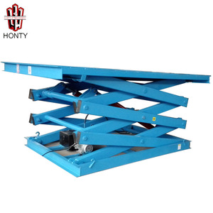 Hontylift proveedores de China CE equipos de manipulación de materiales elevadores de tijera/elevador de carga eléctrico hidráulico precios elevador de plataforma