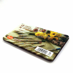 Boîte à crayons de couleur en métal personnalisée avec logo Boîtes personnalisées de qualité supérieure - Product Image 1