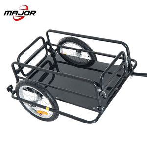 Remorque à bagages pliable pour vélo à deux roues avec bac en polyéthylène de 90 L - Product Image 2