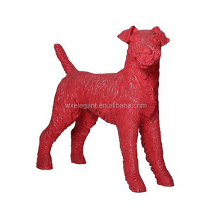 Modelo de piel de animales de material de fibra de vidrio a la moda y maniquí de perro de exhibición de alta calidad para tienda en venta - Product Image 6
