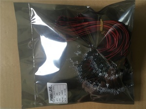 DC 5 V 12 V <span class=keywords><strong>5mm</strong></span> tròn <span class=keywords><strong>led</strong></span> <span class=keywords><strong>diode</strong></span> trong màu đỏ với ống kính đối với giao thông tín hiệu ánh sáng - Product Image 5