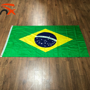 A buon mercato giallo <span class=keywords><strong>blu</strong></span> strisce rosse colombia grande <span class=keywords><strong>bandiera</strong></span> con 2 pcs erba anelli di tenuta - Product Image 6