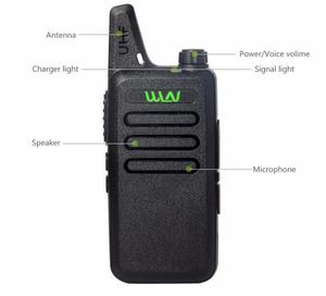 <span class=keywords><strong>Walkie-talkie</strong></span> de largo alcance, Radio de dos vías con Cable de 1Km de rango, Uhf, Kd-c1, 2w/0,5 w