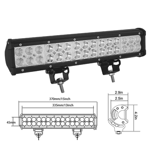 Liwiny 10-30 v rally led luce di azionamento bar 15 pollice 90 w ha condotto la luce bar doppia fila fuori strada lampada della luce