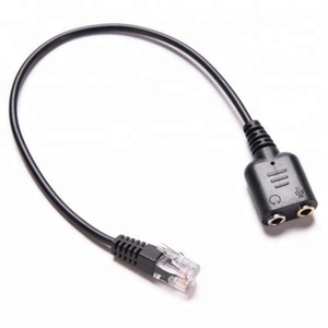 Cable adaptador de Audio hembra a RJ9 de 3,5mm para teléfono, conector macho, para Avaya 1600 9600, <span class=keywords><strong>SNOM</strong></span> Yealink - Product Image 2