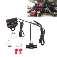 Grosir aksesori motor termometer untuk pengukur suhu tampilan Digital sepeda motor termometer Digital