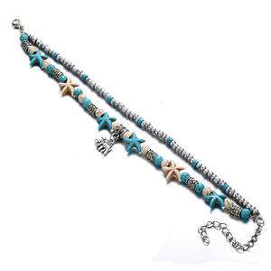 Boho सेक्सी पायल कंगन प्राकृतिक खोल बोहेमियन पायल महिलाओं पैर गहने गर्मियों में समुद्र तट चप्पल पायल - Product Image 3