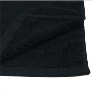 Vente en gros de <span class=keywords><strong>serviette</strong></span> de salon de plage en coton éponge personnalisée 16S 40x80cm <span class=keywords><strong>serviette</strong></span> de cheveux noire pour salon de beauté - Product Image 3