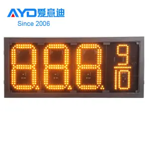 Posto de gasolina eletrônico ao ar livre LED preço Changers Outdoor 7 Segment LED Display