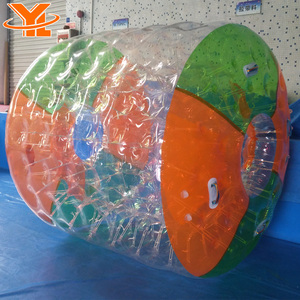 Mejor venta inflable transparente Bola de rodillo del agua para <span class=keywords><strong>el</strong></span> verano, precio de fábrica agua juegos para eventos - Product Image 6