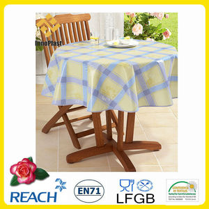 <span class=keywords><strong>hule</strong></span> mantel redondo con la espalda <span class=keywords><strong>de</strong></span> franela - Product Image 3