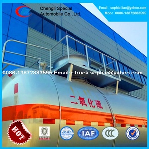 Semirremolque <span class=keywords><strong>Cisterna</strong></span> de Transporte de Gas de Alta Presión de Propano Líquido <span class=keywords><strong>para</strong></span> Estación de Llenado de GLP Móvil ASME de 3 Ejes CLW - Product Image 4